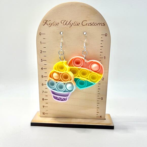 Pop It Earrings - Toy Earrings - Teacher Earrings - Cute Earrings - Kids Earring - Picture 8 of 11